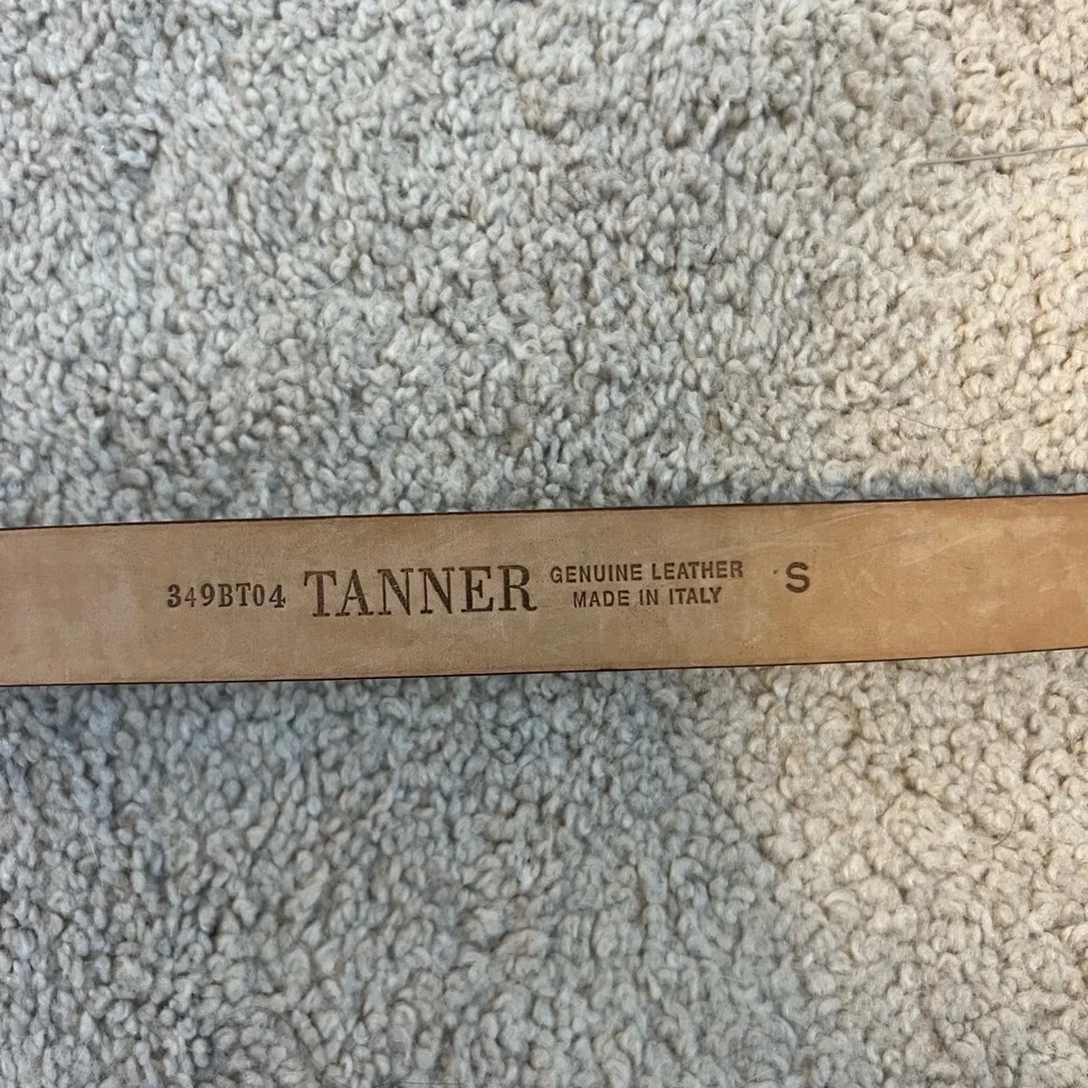 Tanner Women’s Brown Genuine Leather Belt Size Small‎